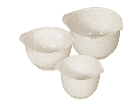 Miska Curver® BASIC, sada misiek 3 ks, na šľahanie, 1500/2000/2500 ml, biele