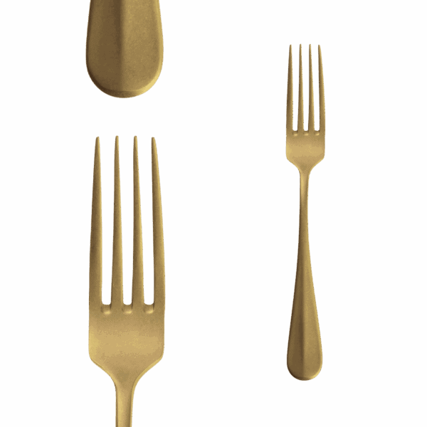 Príbor zlatá dezertná vidlička  170mm  1ks