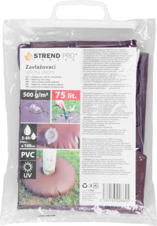 Vak Strend Pro TWB0402, 75 lit., zavlažovací, na strom, koleso, PVC – Obrázok 5