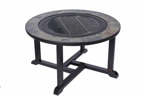 Gril a Ohnisko Strend Pro Grill, kovové, 4 stoličky, 3 v 1, 105x75 cm, uhlie, záhradné – Obrázok 8