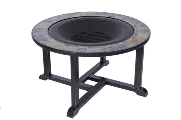 Gril a Ohnisko Strend Pro Grill, kovové, 4 stoličky, 3 v 1, 105x75 cm, uhlie, záhradné – Obrázok 7