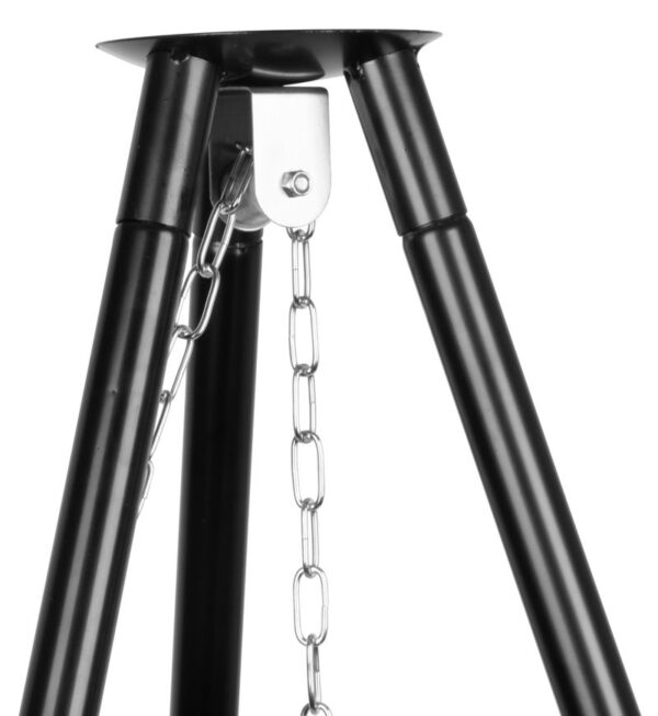 Gril Strend Pro Bavarian, BBQ, na drevené uhlie, nastaviteľná gril.výška 320-660/1500 mm – Obrázok 3