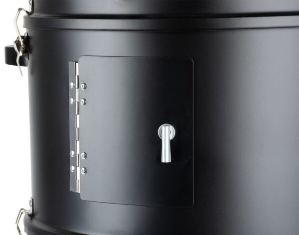 Gril Strend Pro Smoker, BBQ, na drevené uhlie, 3v1 grilovanie, údenie a vodné údenie, 440x780 mm – Obrázok 5