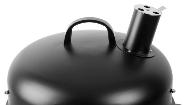 Gril Strend Pro Smoker, BBQ, na drevené uhlie, 3v1 grilovanie, údenie a vodné údenie, 440x780 mm – Obrázok 2