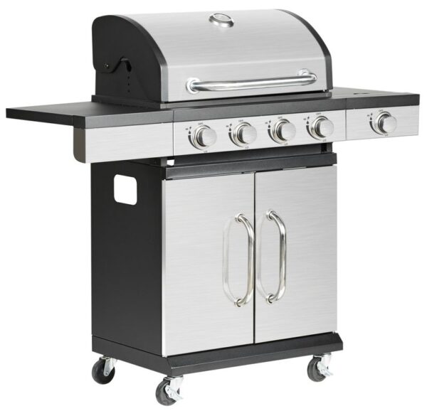 Gril Strend Pro Forbes, BBQ, plynový 4+1 horáky – Obrázok 2
