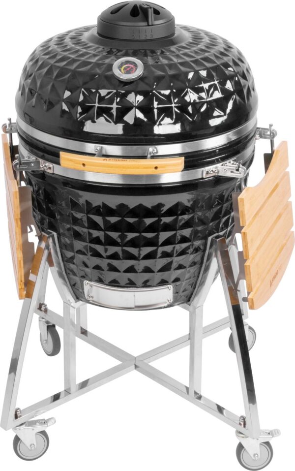 Gril Strend Pro Kamado Egg 26", čierny – Obrázok 5