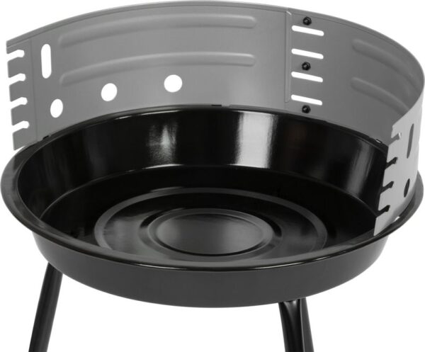 Gril Strend Pro Fabio, BBQ, na drevené uhlie, 38x38x55 cm – Obrázok 6