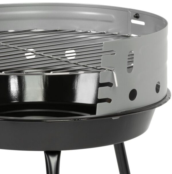 Gril Strend Pro Fabio, BBQ, na drevené uhlie, 38x38x55 cm – Obrázok 4