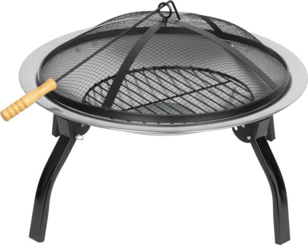Ohnisko Strend Pro Mara, BBQ, kovové, okrúhle, 57x57x40 cm – Obrázok 3
