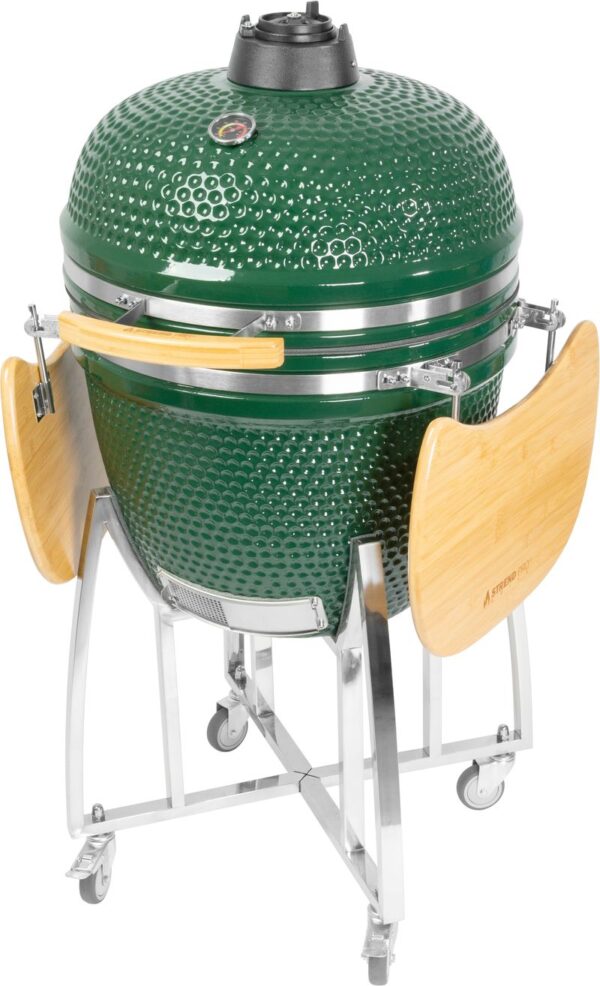 Gril Strend Pro Kamado Egg 23" zelený – Obrázok 7