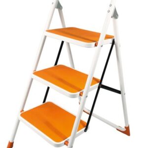 Schodíky Strend Pro WRH2062, 3 stupienkové, nosn. 150 kg, oranžové
