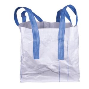 Vak BigBag TOF4, 90x90x120 cm, PP, 4 uši, biely, vrece rovné dno, max. 1000 kg