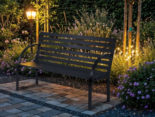Záhradná lavica s operadlom 117,5 x 83 x 57 cm Sofotel Luca – Obrázok 2