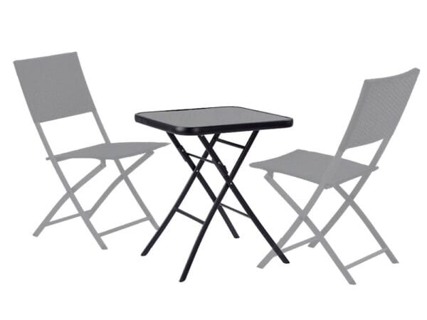 Skladací sklenený záhradný stôl, terasa na kávu, MultiGarden – Obrázok 6