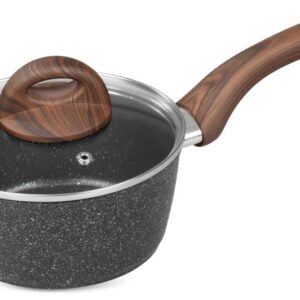 Rajnica MagicHome Black Marble Line, so sklenenou pokrievkou, 16 cm