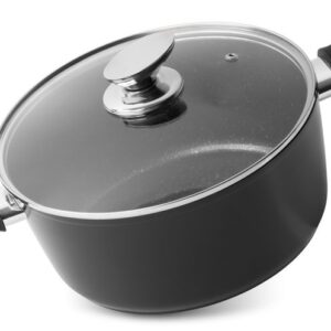 Hrniec MagicHome Black Line, 24 cm, 4000 ml, s pokrievkou