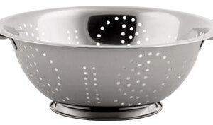 Cedník MagicHome DCB, 24 cm, okrúhle otvory, nerezové cedidlo