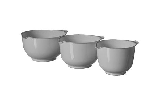 Miska Curver®, sada misiek 3 ks, na šľahanie, 1500/2000/2500 ml, sivé