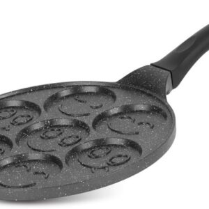 Panvica MagicHome, indukcia, 27 cm, na lievance a volské oko, so smajlíkmi, na 7 kusov