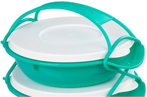 Obedár MagicHome, okrúhly, 4 dielny, farebný, 4x 1000 ml, 22,4x20,5x29,5 cm – Obrázok 3