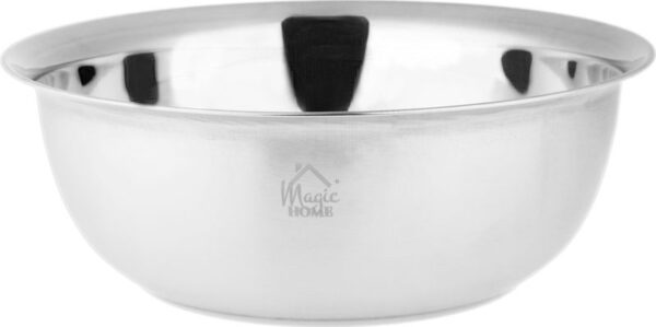 Cedník MagicHome, 26,5 cm, s miskou, okrúhle otvory, nerez – Obrázok 3