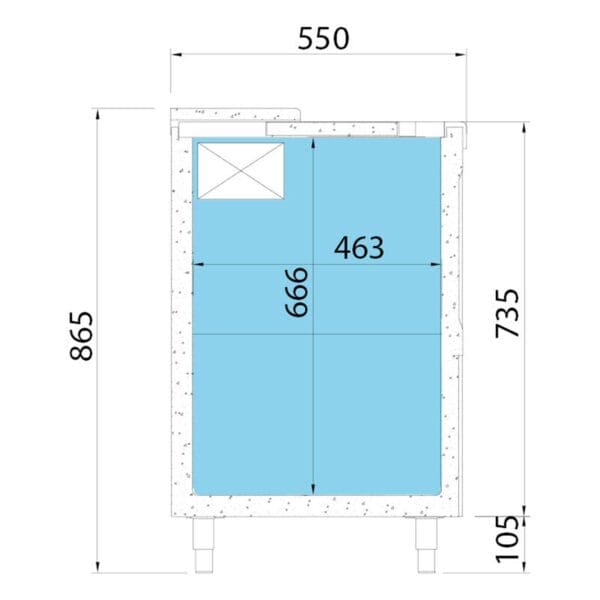 Chladič fliaš - nehrdzavejúca oceľ - 620 litrov – Obrázok 7