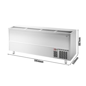 Chladič fliaš - nehrdzavejúca oceľ - 620 litrov