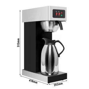 Kávovar na filtrovanú kávu - 2,2 litra - 1,9 kW - vrátane izolovanej karafy