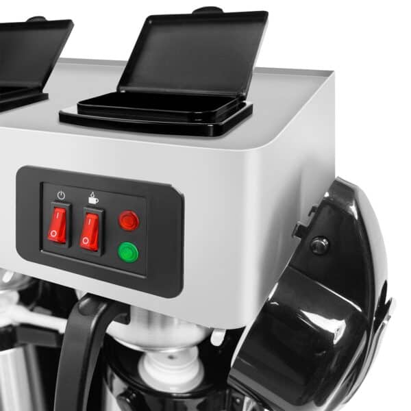 Kávovar na filtrovanú kávu - 2x 2,2 litra - 3,8 kW - vrátane 2x termosiek s pumpičkou – Obrázok 6