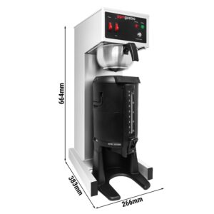 Kávovar na filtrovanú kávu - 2,5 litra - 1,9 kW - s automatickým dopĺňaním vody - vrátane termosky