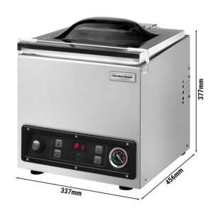 HAMILTON BEACH | PrimaVac™ HVC254 – Komorový vákuový baliaci stroj – 8 m³/h – 300 Wattov