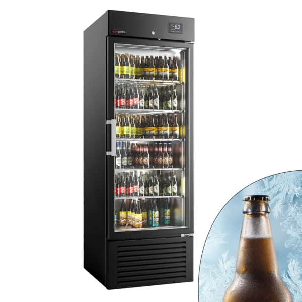 Chladnička na nápoje SUPERCOOLER - s 1 sklenenými dverami - chladí pod 0 °C – Obrázok 3