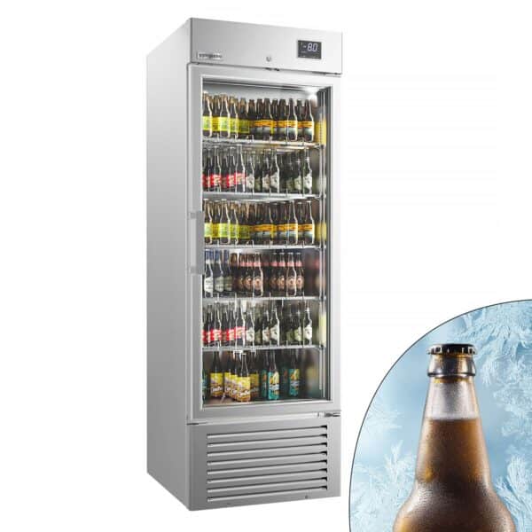 Chladnička na nápoje SUPERCOOLER - s 1 sklenenými dverami - chladí pod 0 °C – Obrázok 3