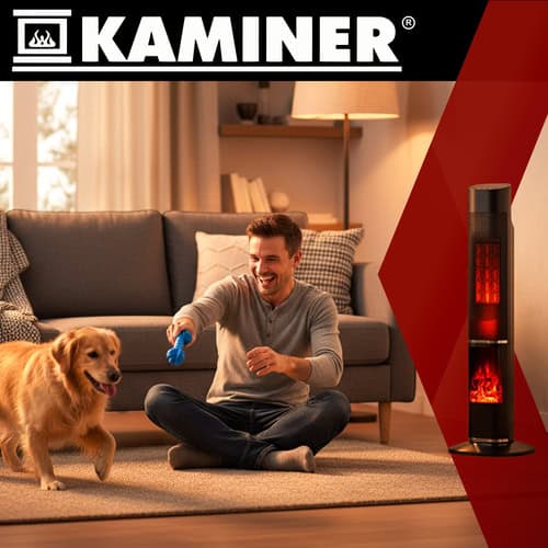 Plameňový ohrievač Ignisse Kaminer 26401 – Obrázok 4