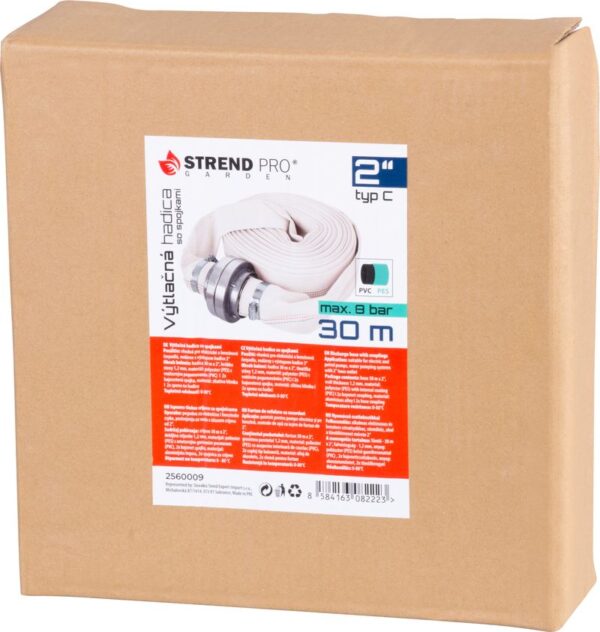 Hadica Strend Pro, prečerpávacia, výtlačná, s koncovkami, typ C, 2", 30 m – Obrázok 2