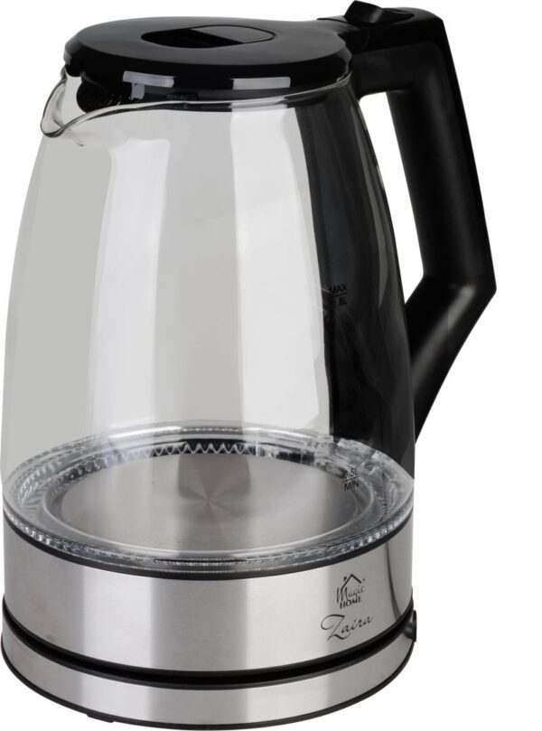 Kanvica MagicHome Zaira, 1850-2200 W, 230 V, 50 Hz, 1800 ml, rýchlovarná – Obrázok 4