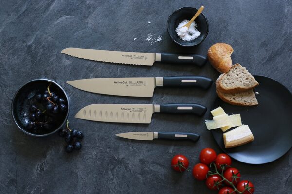 Santoku so špeciálnym výbrusom, kovaný zo série Dick ACTIVE CUT v dĺžke 18 cm – Obrázok 2