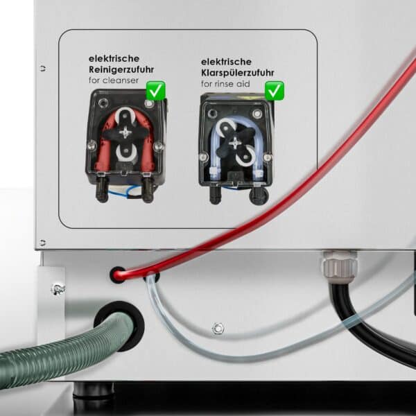 Dvojstenná umývačka riadu - Digitálna - 11,35 kW - s čerpadlom čistiaceho a leštidla – Obrázok 13