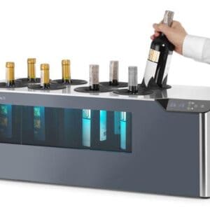 Pultová chladnička na víno dvojzónová, Cellar, Arktic, Čierna, 220-240V/60W, 800x350x(H)293mm