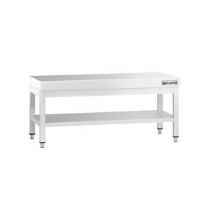 Nerezový podpultový stôl 1000x600 mm - so základnou policou