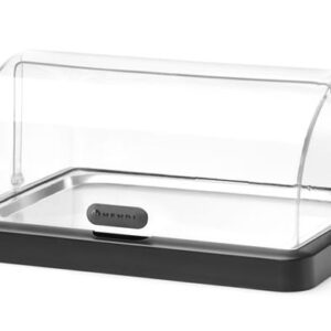 Chladiaca vitrína Duo UNIQ Roll-top,  Čierna, 460x355x(H)220mm