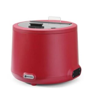 Kanvica na polievku,  dizajn Roberta Bronwassera, 8 l, červená, 220 – 240 V/500 W, 365 x (V) 325 mm