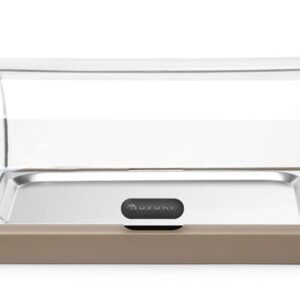 Chladiaca vitrína Duo UNIQ Roll-top, Béžová, 460x355x(H)220mm