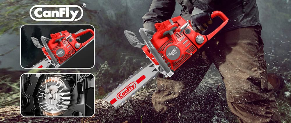 Gasoline Chainsaw Run