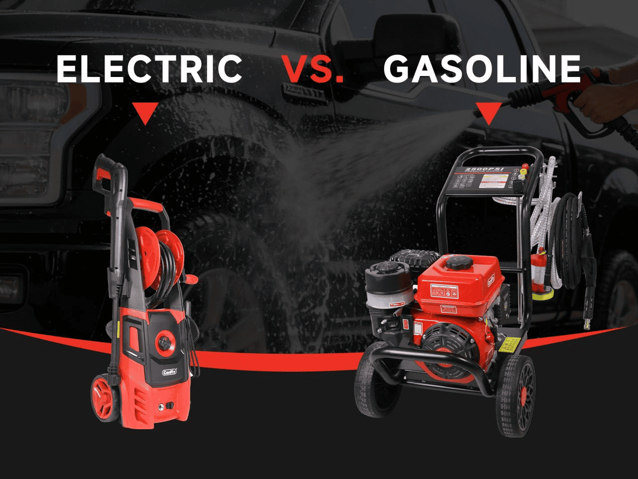 Electric Pressure Washer vs. Gas Washer