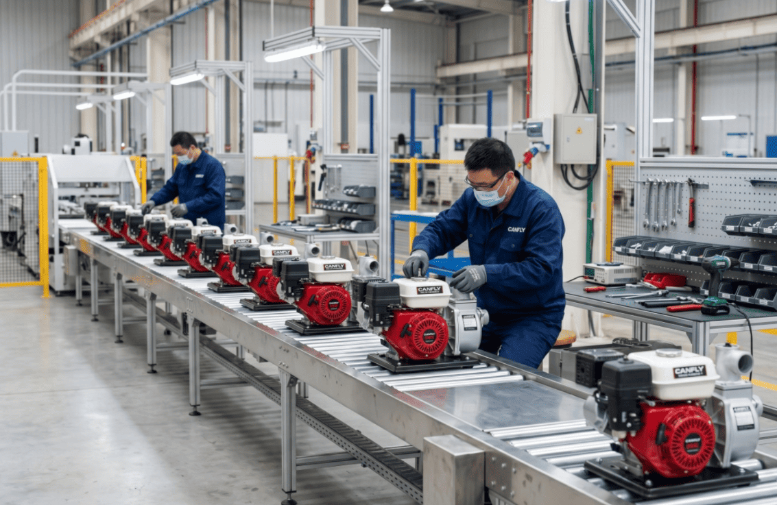 Canfly's automated assembly facility ensuring stable capacity for global distributors.
