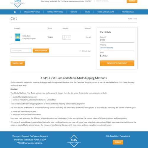 Web Design Portfolio CoRe Publications