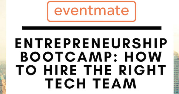 In this Entrepreneurship Bootcamp series