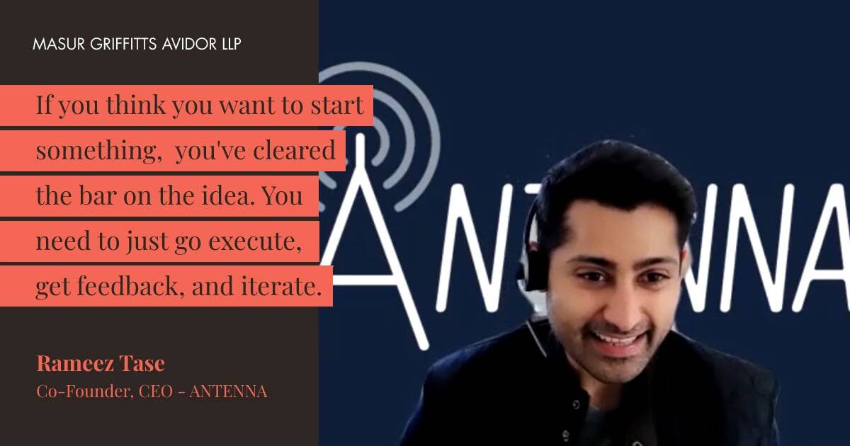 photo of Rameez Tase with quote