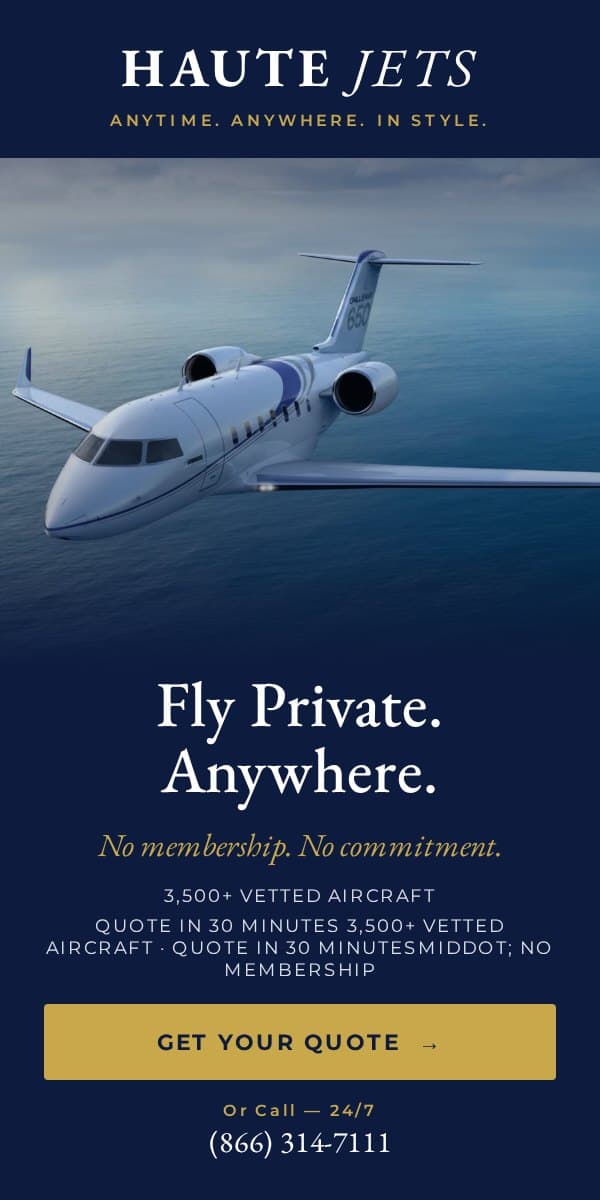 Haute Jets - Fly Private. Anywhere.